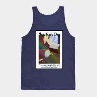 RAINBOW NEW YEAR'S DAY CARD | LYRICS Tank Top